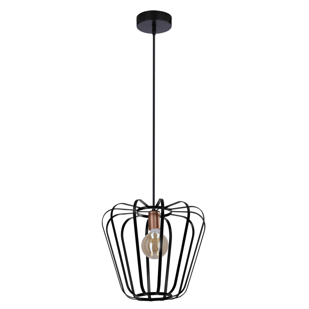 HÄNGLAMPA 35/35/110 cm  - svart, Basics, metall (35/35/110cm)