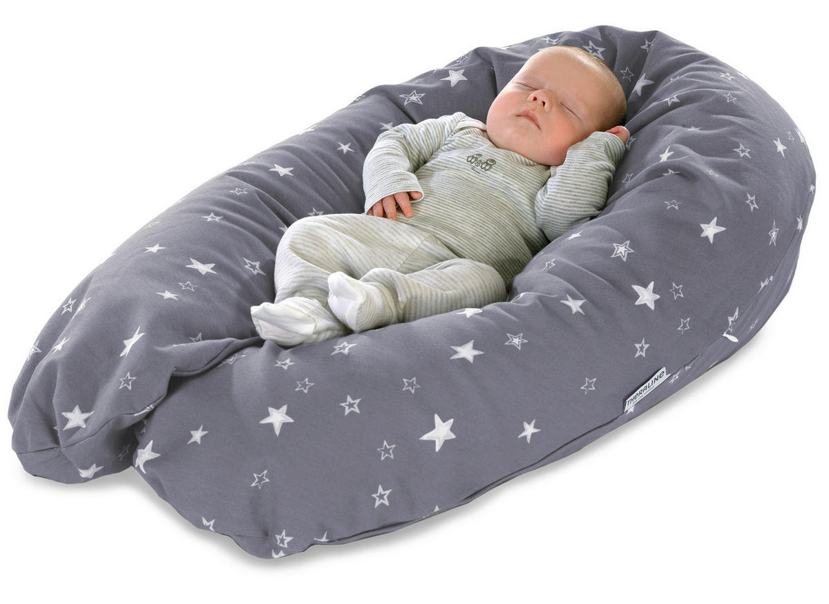 STILLKISSEN 190 cm   - Grau, Basics, Textil (190cm) - Theraline