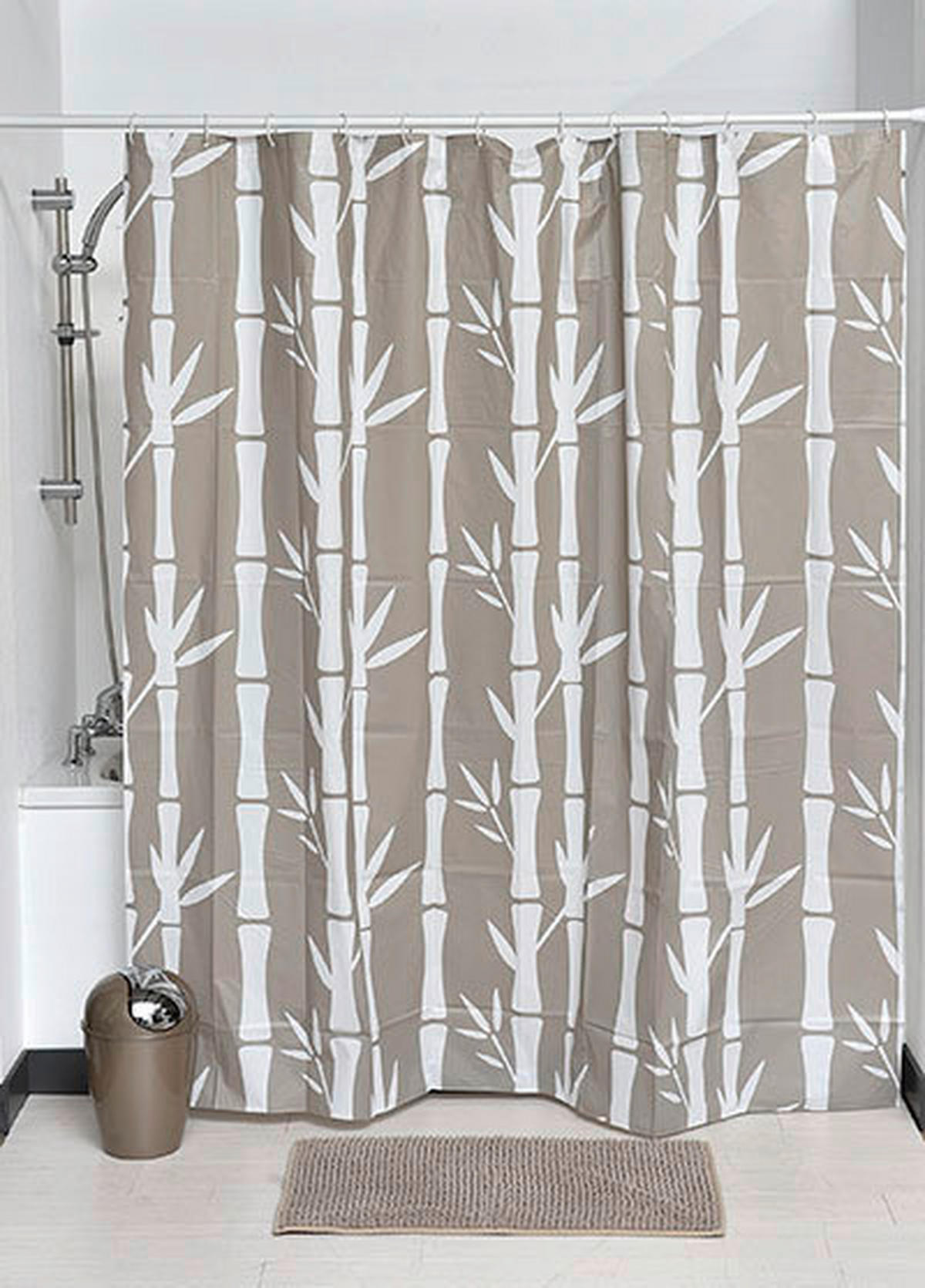 ZAVJESA ZA TUŠ  bež  TENDANCE  - bež, Basics, plastika (180/180cm) - Homeware