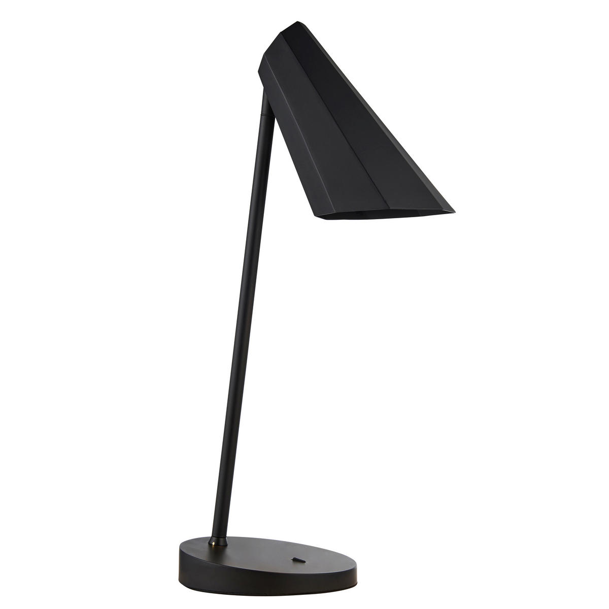 TISCHLEUCHTE 18/61 cm   - Schwarz/Nickelfarben, KONVENTIONELL, Metall (18/61cm) - ENDON