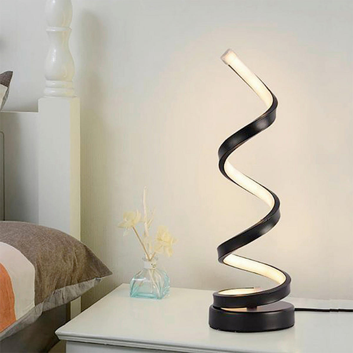 LED SVJETILJKA STOLNA  - crna, Basics, metal (21/10cm)