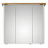 SPIEGELSCHRANK - Chromfarben/Eichefarben, KONVENTIONELL, Glas/Holzwerkstoff (80/72/20cm) - Xora SPIEGELSCHRANK - Chromfarben/Eichefarben, KONVENTIONELL, Glas/Holzwerkstoff (80/72/20cm) - Xora