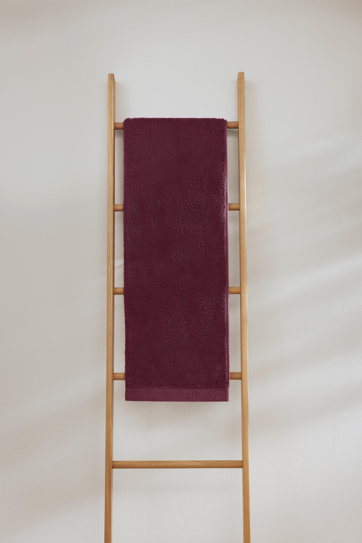 DUSCHTUCH s.Oliver 70/140 cm  - Weinrot, Trend, Textil (70/140cm) - S. Oliver