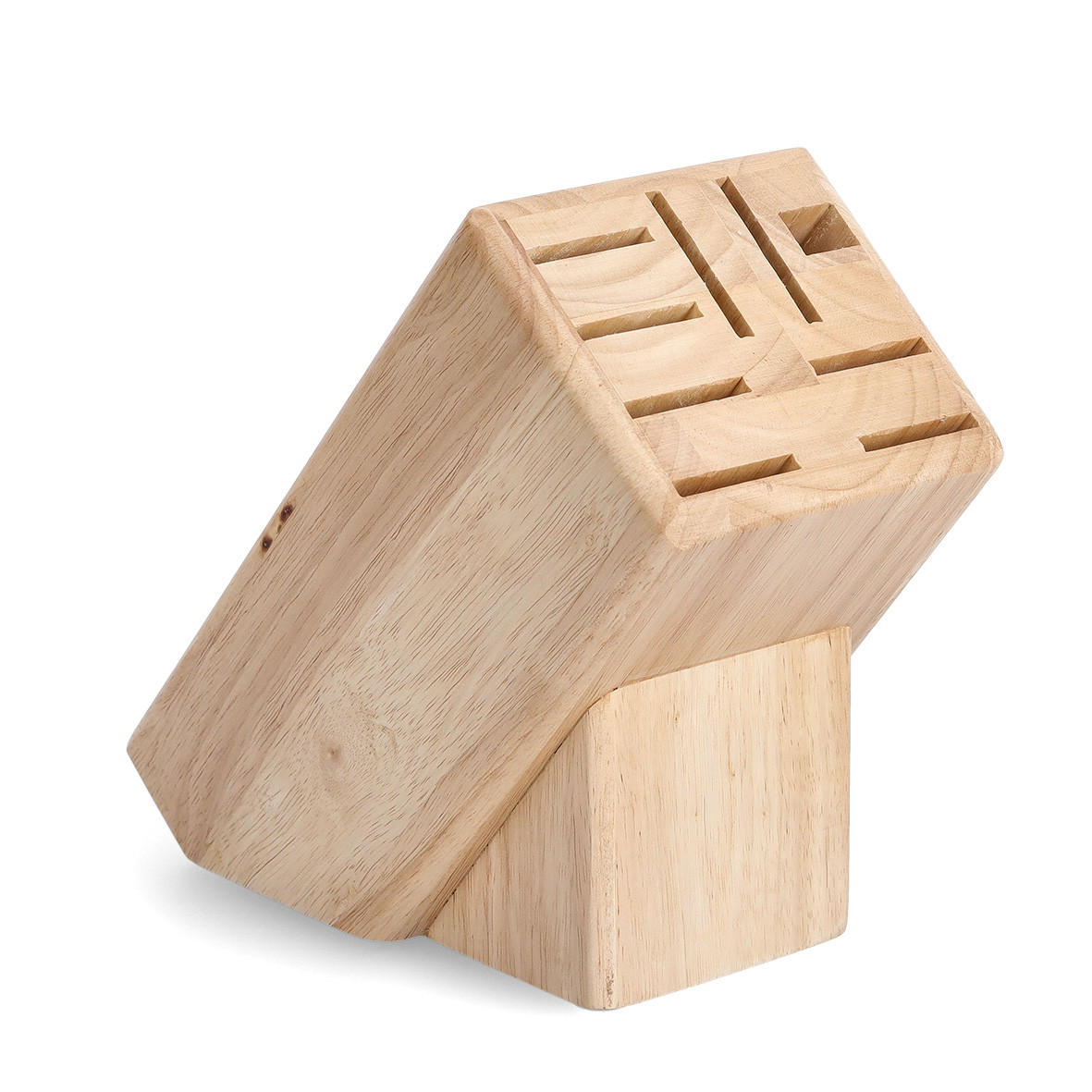Zeller Present Messerblock Natur 13x25x22 cm