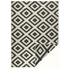 OUTDOORTEPPICH 80/150 cm Twin Creme, Schwarz  - Creme/Schwarz, Basics, Kunststoff (80/150cm) - Novel