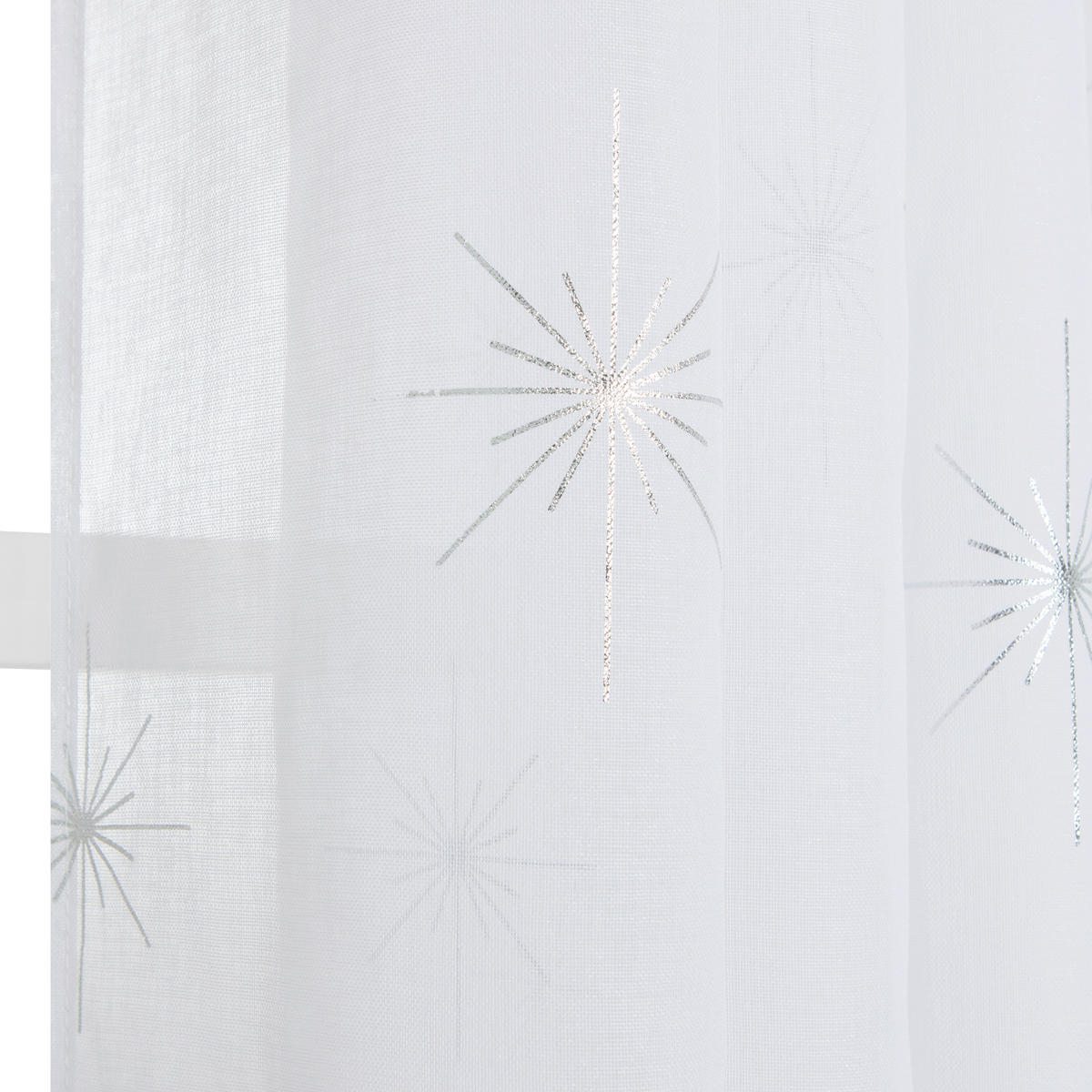 FERTIGVORHANG transparent  - Weiß, Basics, Textil (140/240cm)