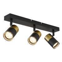 SPOTLIGHT 41/6/12 cm   - mörkgrå/svart, Design, metall/plast (41/6/12cm) - Globo