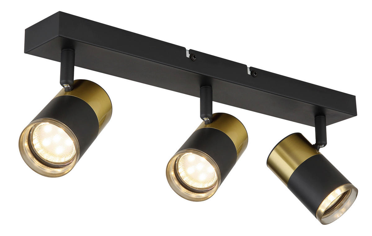 SPOTLIGHT 41/6/12 cm   - mörkgrå/svart, Design, metall/plast (41/6/12cm) - Globo