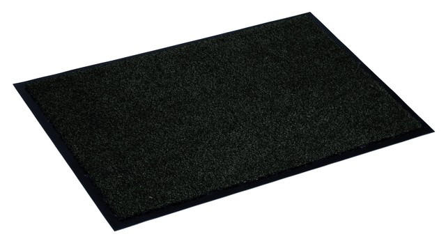 Astra Fussmatte Proper Tex uni Schwarz 40x60 cm