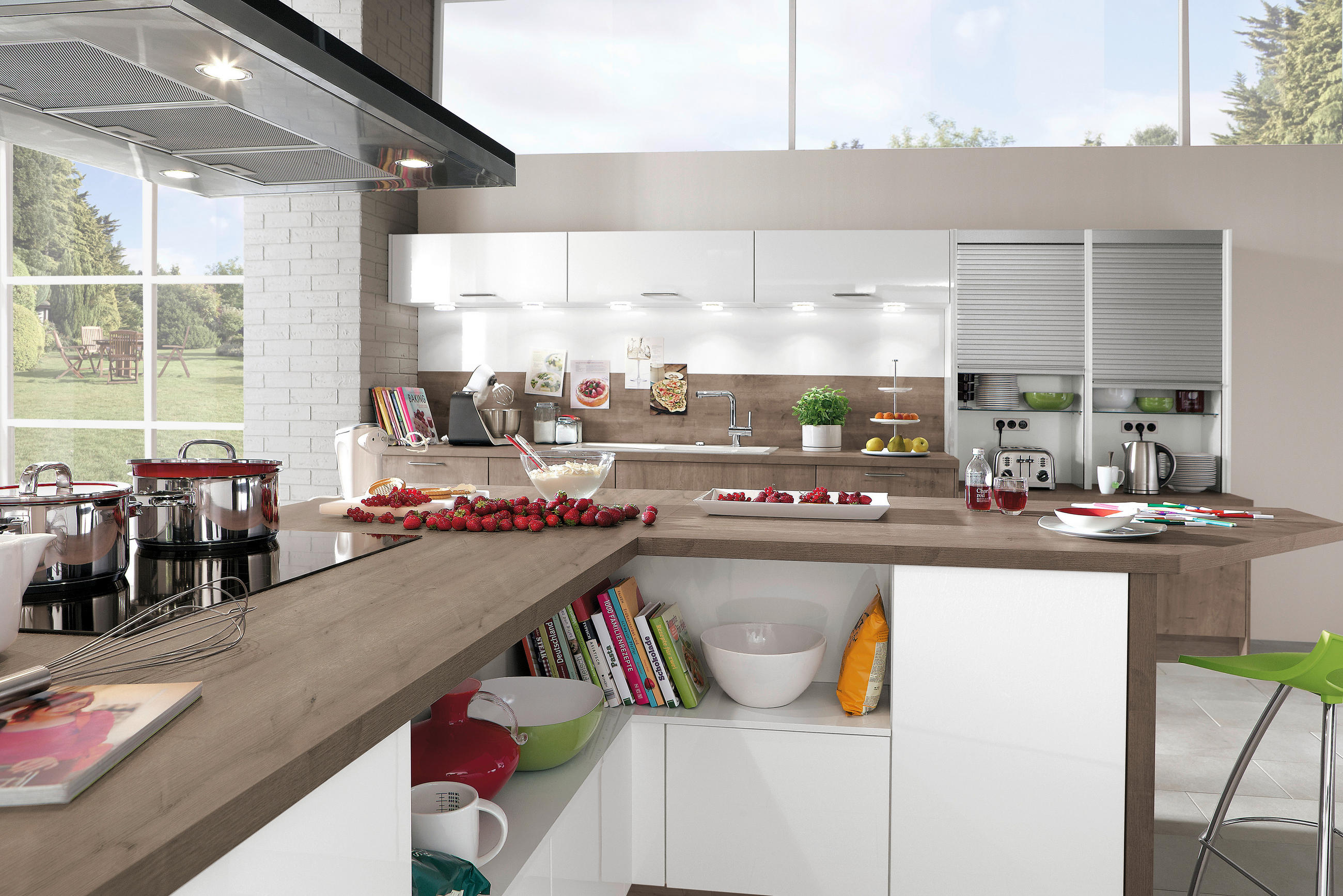 EINBAUKÜCHE   - Design, Holzwerkstoff - Celina