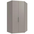 ECKSCHRANK 120/236/120 cm - Schwarz/Sahara, KONVENTIONELL, Holzwerkstoff/Metall (120/236/120cm) - Hom`in