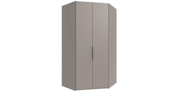 ECKSCHRANK 120/236/120 cm - Schwarz/Sahara, KONVENTIONELL, Holzwerkstoff/Metall (120/236/120cm) - Hom`in