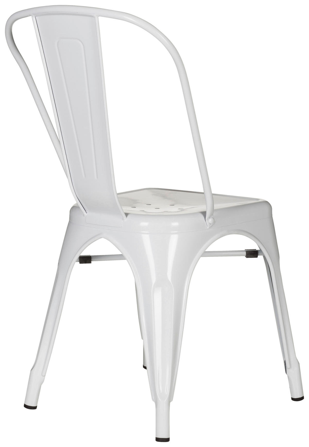 STOL stål  - vit, Basics, metall (44/84/54cm) - MID.YOU
