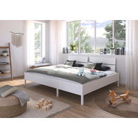 BETT 240/200 cm  in Weiss   - Weiss, Modern, Holzwerkstoff (240/200cm) - Rauch Möbel