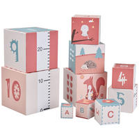 SKLADACIA VEŽA - viacfarebná, Natur, kartón/papier - Avelia