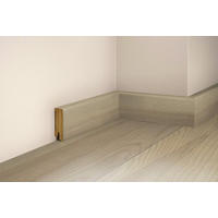 SOCKELLEISTE, Esche Platingrau  - Basics, Holz (240/5/1,6cm) - Tilo