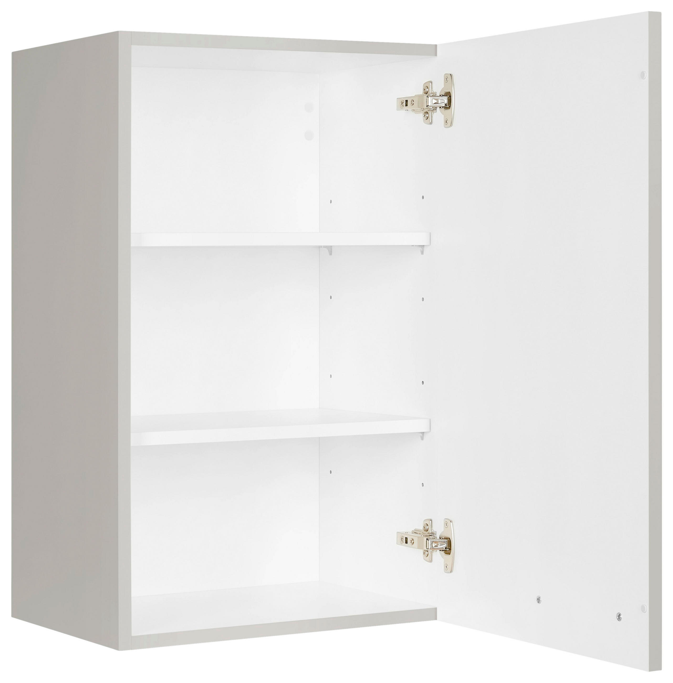 KÜCHENOBERSCHRANK 45/72/35 cm  in Grau  - Edelstahlfarben/Grau, MODERN, Holzwerkstoff (45/72/35cm) - Nobilia