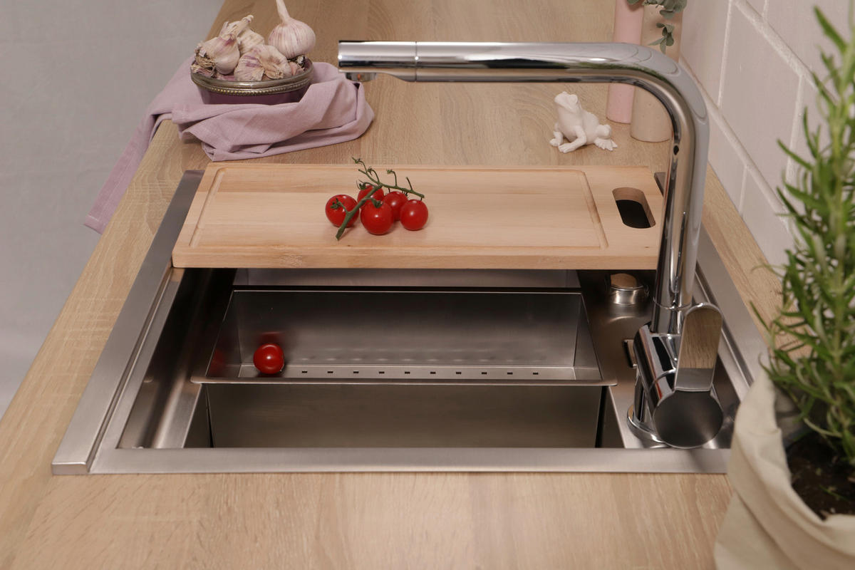 DISKHO 17501000520500100-80  - stålfärgad, Basics, metall (52/24,5/50cm) - Respekta