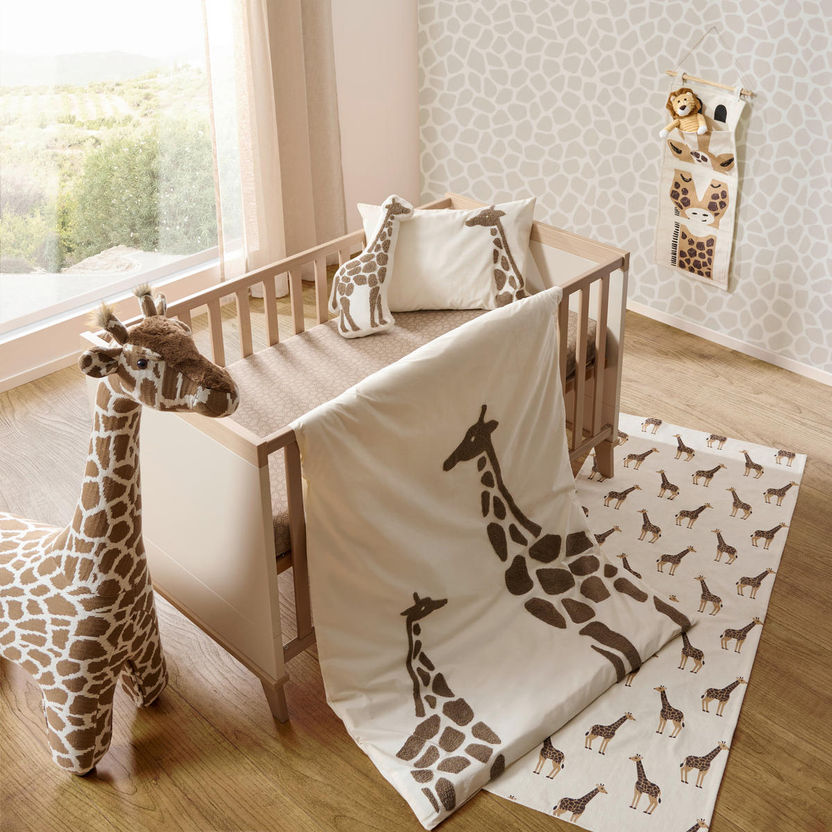 BABYBETTWÄSCHE Webstoff 100/135 cm  - Braun, Trend, Textil (100/135cm) - Patinio