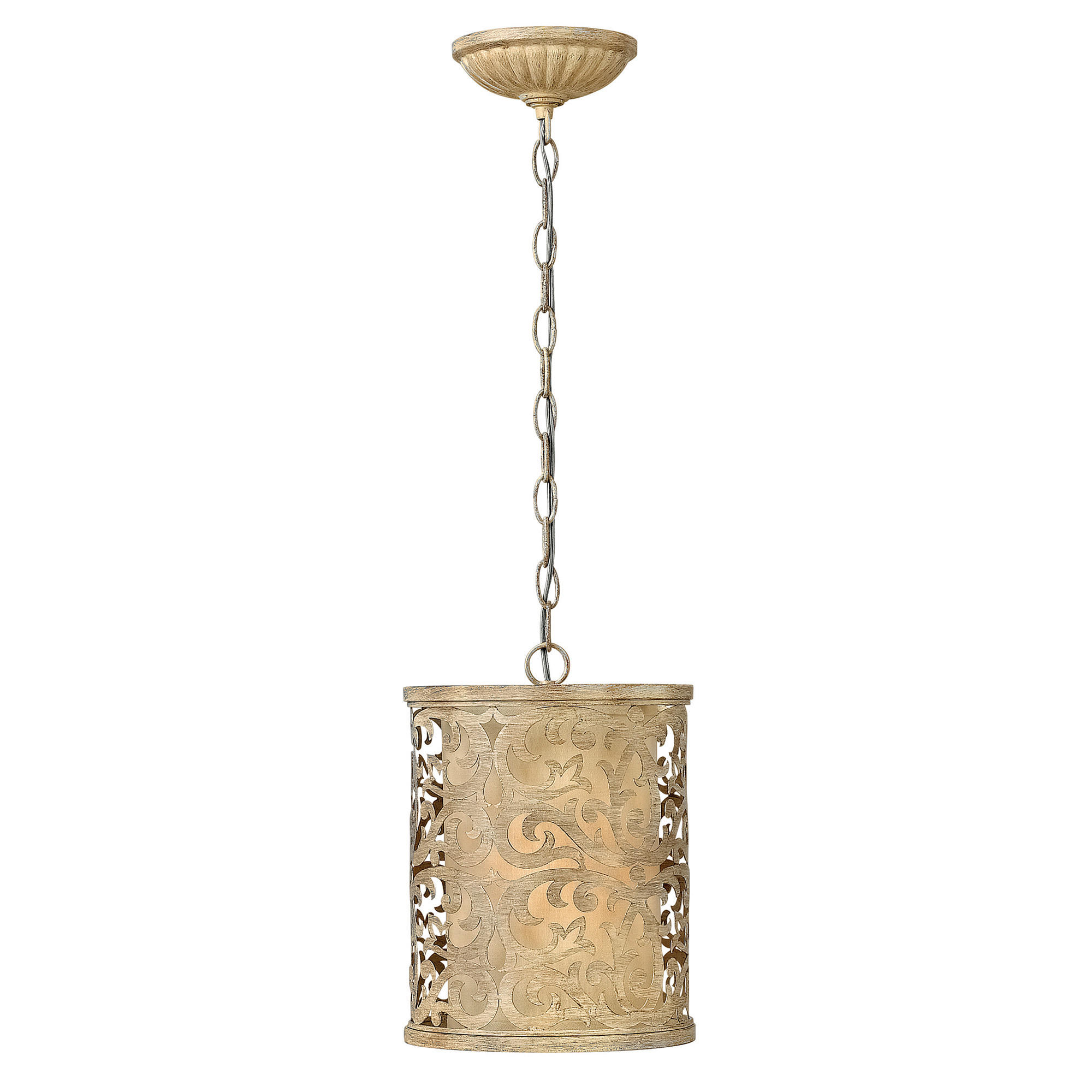 HÄNGLAMPA Elstead Carabel 22.9/42 cm  - champagne, Klassisk, metall (22.9/42cm) - Elstead Lighting
