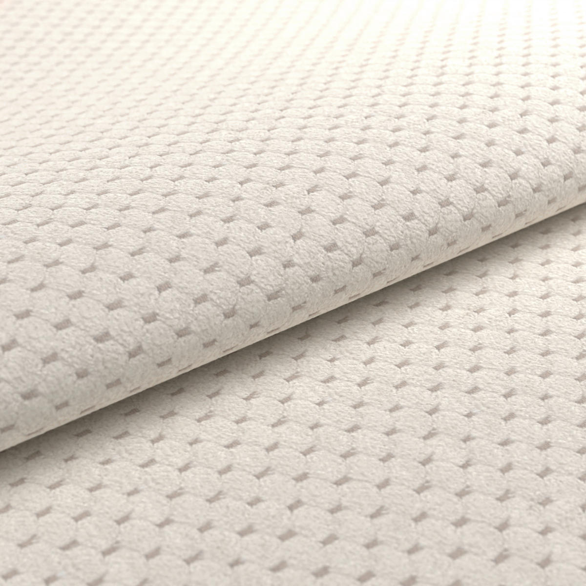 ECKSOFA Creme Chenille  - Chromfarben/Creme, KONVENTIONELL, Textil/Metall (312/234cm) - Livetastic