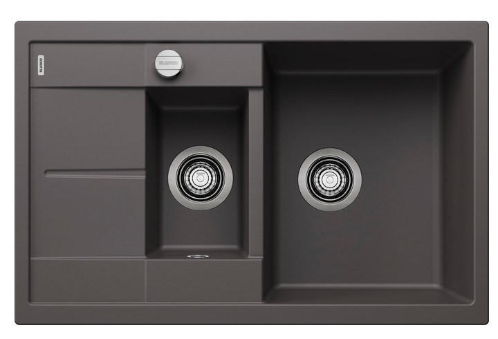 SPÜLE 518876  - Grau, Basics, Stein (78/20/50cm) - Blanco