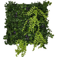 AKUSTIKPANEEL Modular Wall System Nature Design Flora 52/52/4 cm  - Grün, MODERN, Kunststoff (52/52/4cm) - Jangal