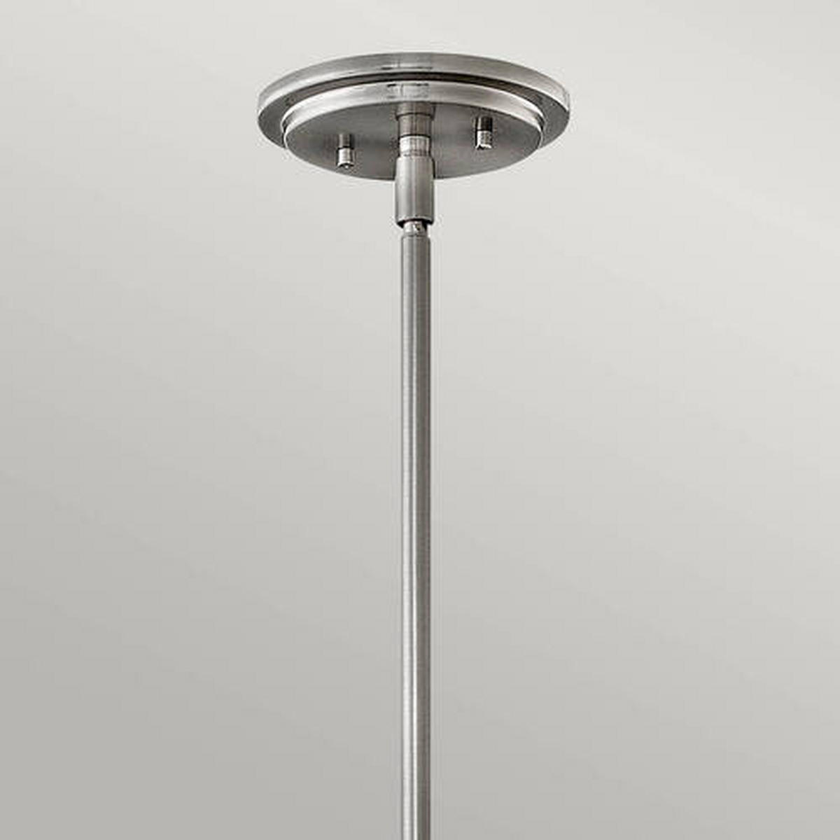 HÄNGELEUCHTE 28.9/50.3 cm    - Nickelfarben, Design, Glas/Metall (28.9/50.3cm) - Elstead Lighting