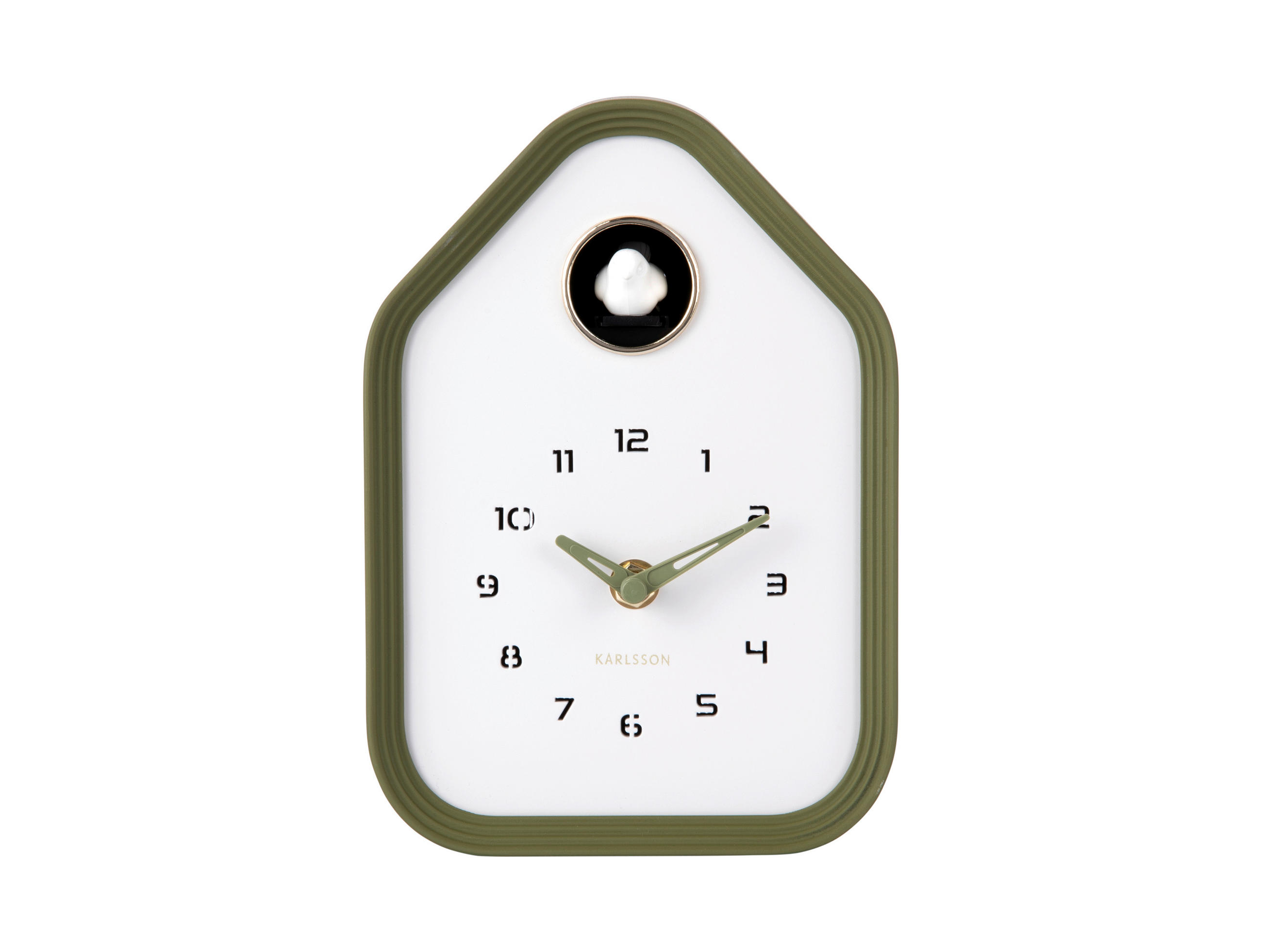 WANDUHR Reina Grün 14/20/7 cm  - Grün, Basics, Kunststoff (14/20/7cm) - Karlsson