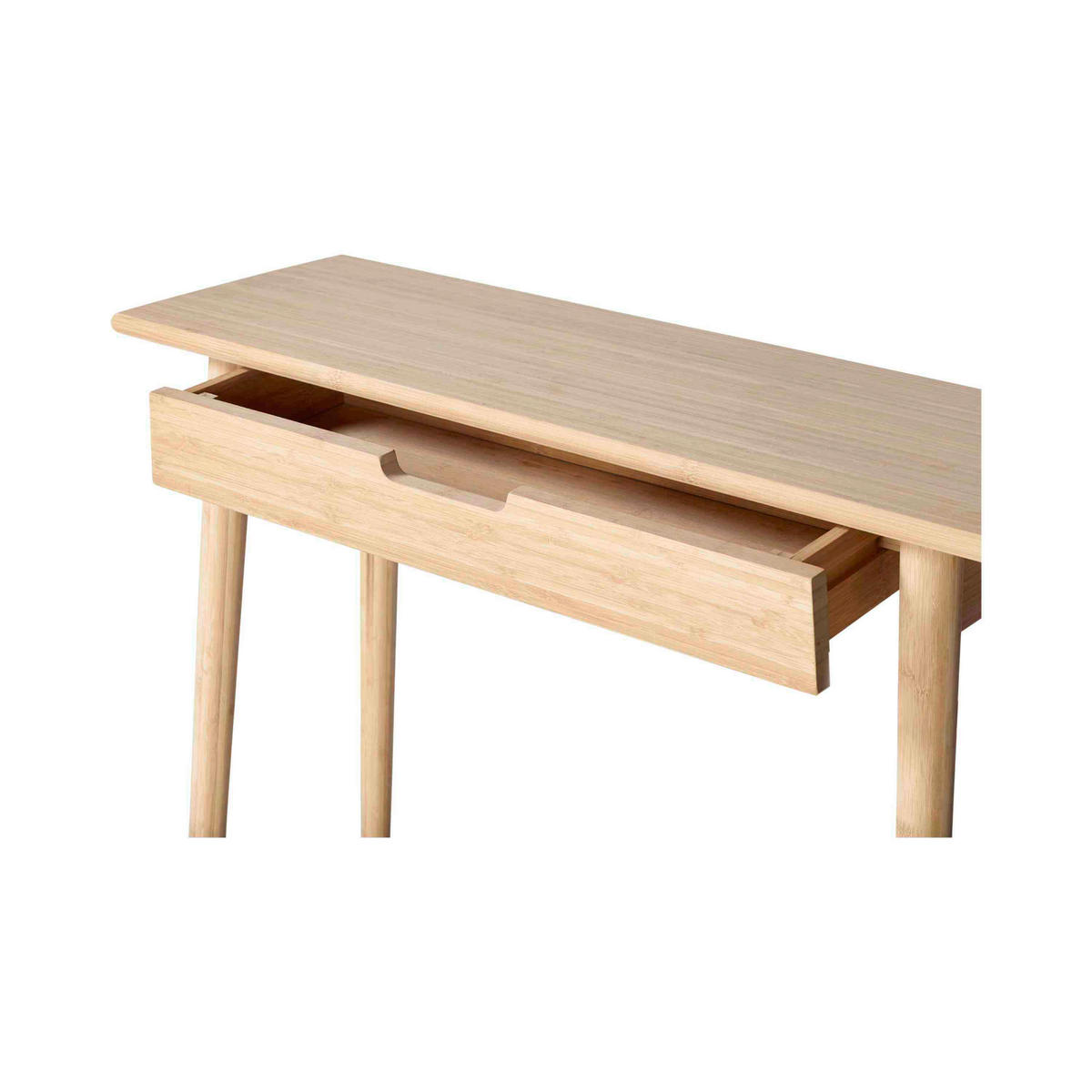 KONSOLENTISCH Holz 90/35/80 cm   - Naturfarben/Nickelfarben, Romantik / Landhaus, Holz (90/35/80cm) - MID.YOU