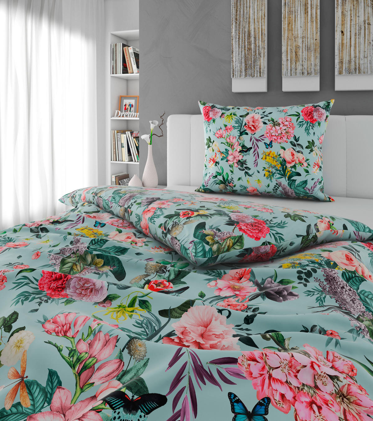 BETTWÄSCHE Satin 140/200 cm  - Multicolor, KONVENTIONELL, Textil (140/200cm) - Esposa