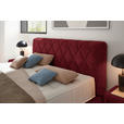 BOXSPRINGBETT 180/200 cm  in Rot  - Rot/Schwarz, Design, Kunststoff/Textil (180/200cm) - Johann Jakob
