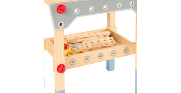 KINDERWERKBANK  - Multicolor, Basics, Holz/Kunststoff (45,5/30/76,5cm) - My Baby Lou