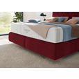 BOXSPRINGBETT 180/200 cm  in Rot  - Rot/Schwarz, Design, Kunststoff/Textil (180/200cm) - Johann Jakob