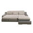 WOHNLANDSCHAFT in Textil Beige, Grau - Chromfarben/Beige, Design, Textil/Metall (270 205 cm) - Carryhome WOHNLANDSCHAFT in Textil Beige, Grau - Chromfarben/Beige, Design, Textil/Metall (270 205 cm) - Carryhome