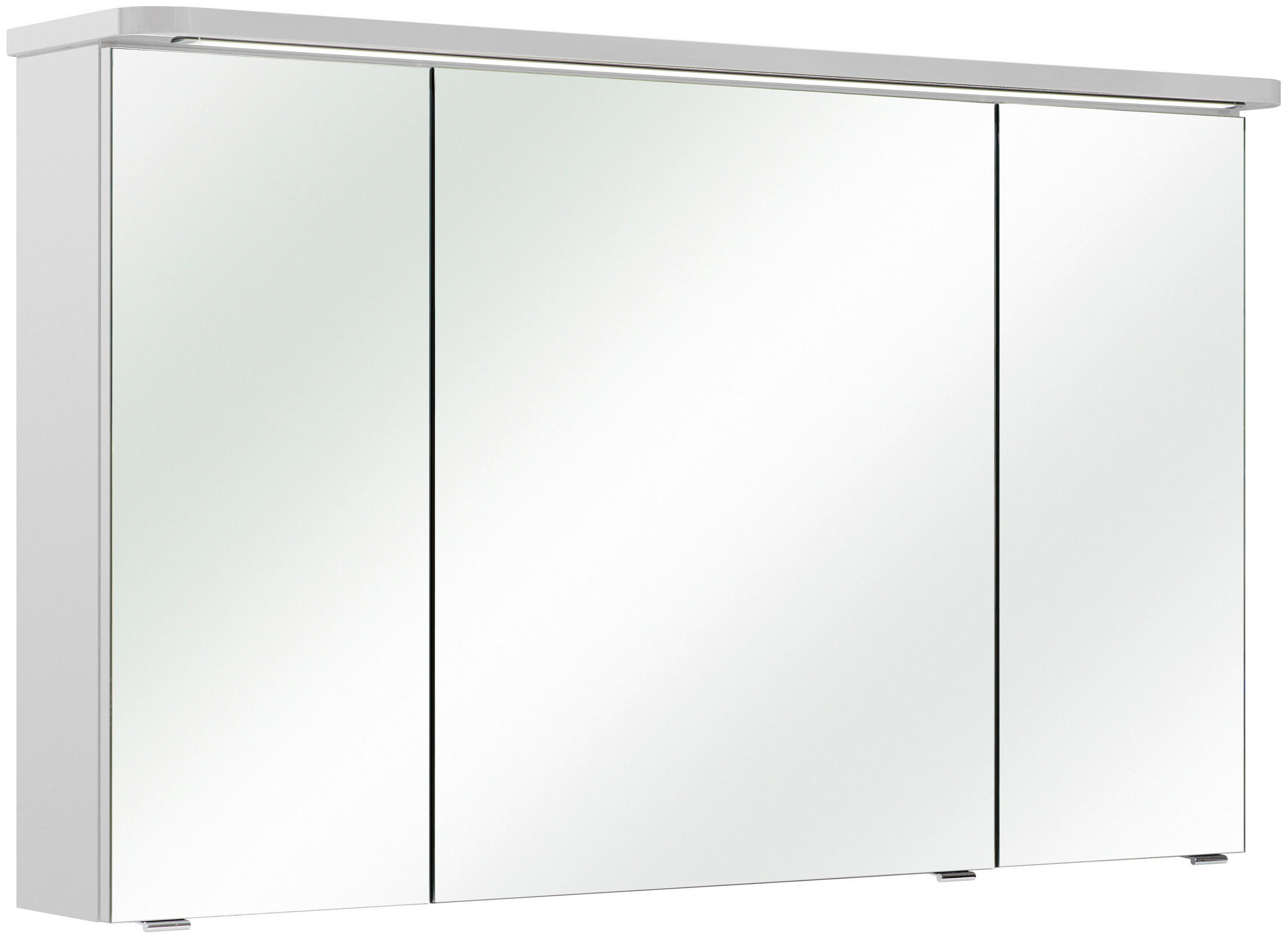 Sadena Spiegelschrank Weiß Hochglanz 120x72.2x17 cm