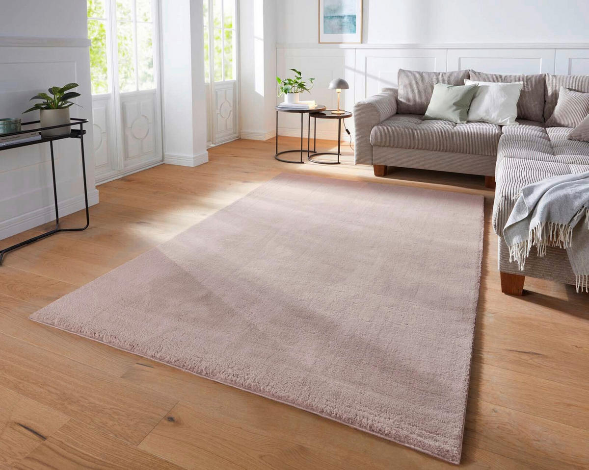 WEBTEPPICH Wohnzimmer 80 cm Fiona Taupe rund  - Taupe, KONVENTIONELL, Textil (80cm) - Novel
