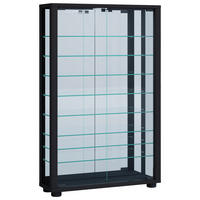VITRINE in Schwarz  - Schwarz, Modern, Glas/Holzwerkstoff (59/91,3/18cm) - MID.YOU