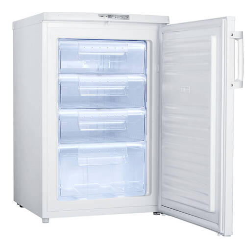 GEFRIERSCHRANK NABO GS 2087  - Weiß, Basics, Glas/Kunststoff (57/88,5/58,8cm) - Nabo