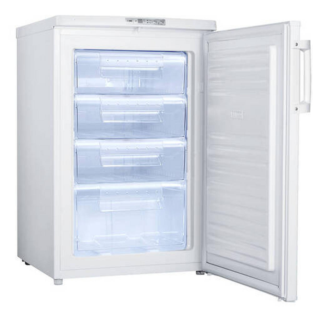 GEFRIERSCHRANK NABO GS 2087  - Weiß, Basics, Glas/Kunststoff (57/88,5/58,8cm) - Nabo