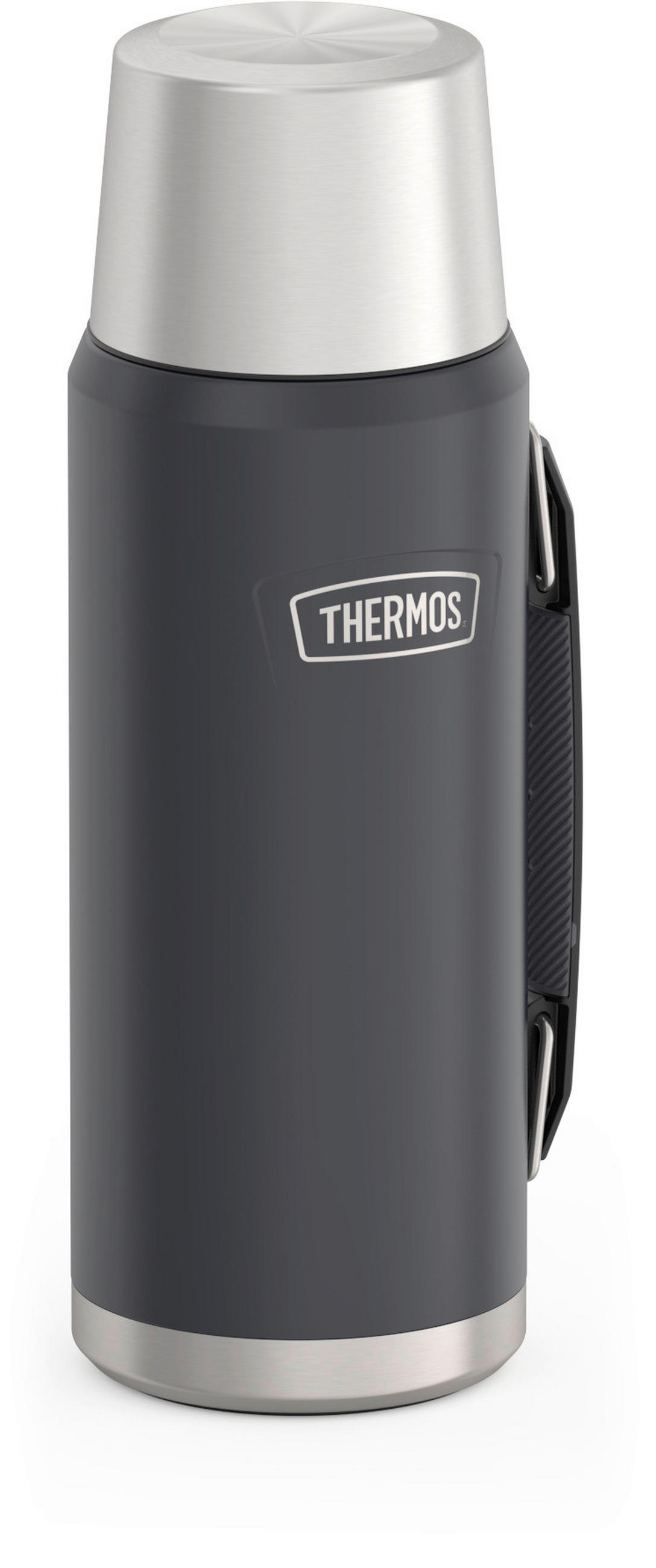 ISOLIERFLASCHE ICON 1,2 L  - Dunkelgrau, Basics, Metall (1,2l) - Thermos