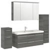 BADEZIMMER 5-teilig  in 183 cm  - Chromfarben/Graphitfarben, KONVENTIONELL, Glas/Holzwerkstoff (183cm) - Pelipal