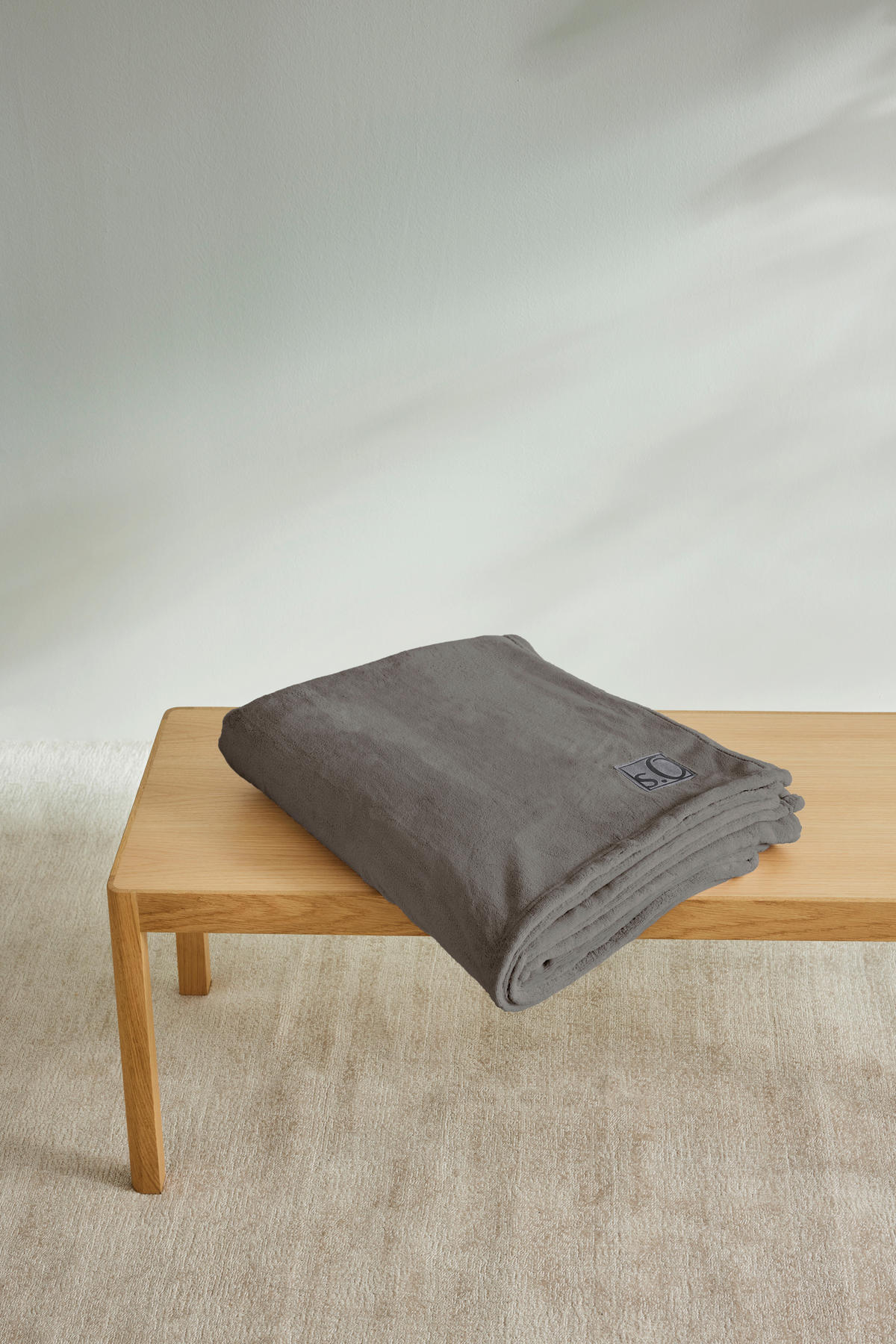 DEKORATIVNA ODEJA 150/200 cm sivorjava  - sivorjava, Basics, tekstil (150/200cm) - S. Oliver