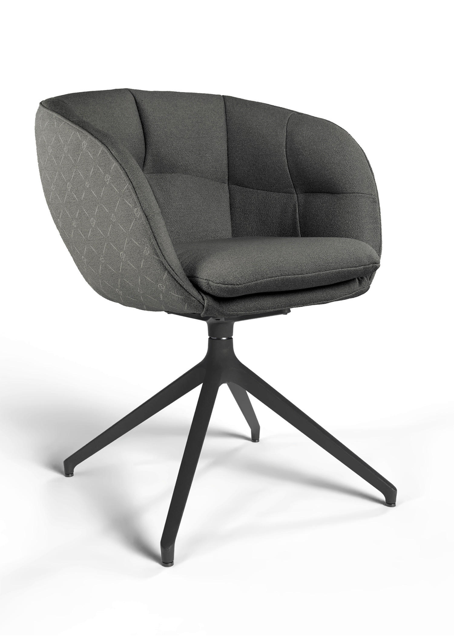 Dieter Knoll Armlehnstuhl Graphit 62x81x63 cm