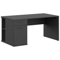 JUGENDSCHREIBTISCH 150/70/72 cm Graphitfarben  - Anthrazit/Graphitfarben, Design, Holzwerkstoff/Metall (150/70/72cm) - Cantus