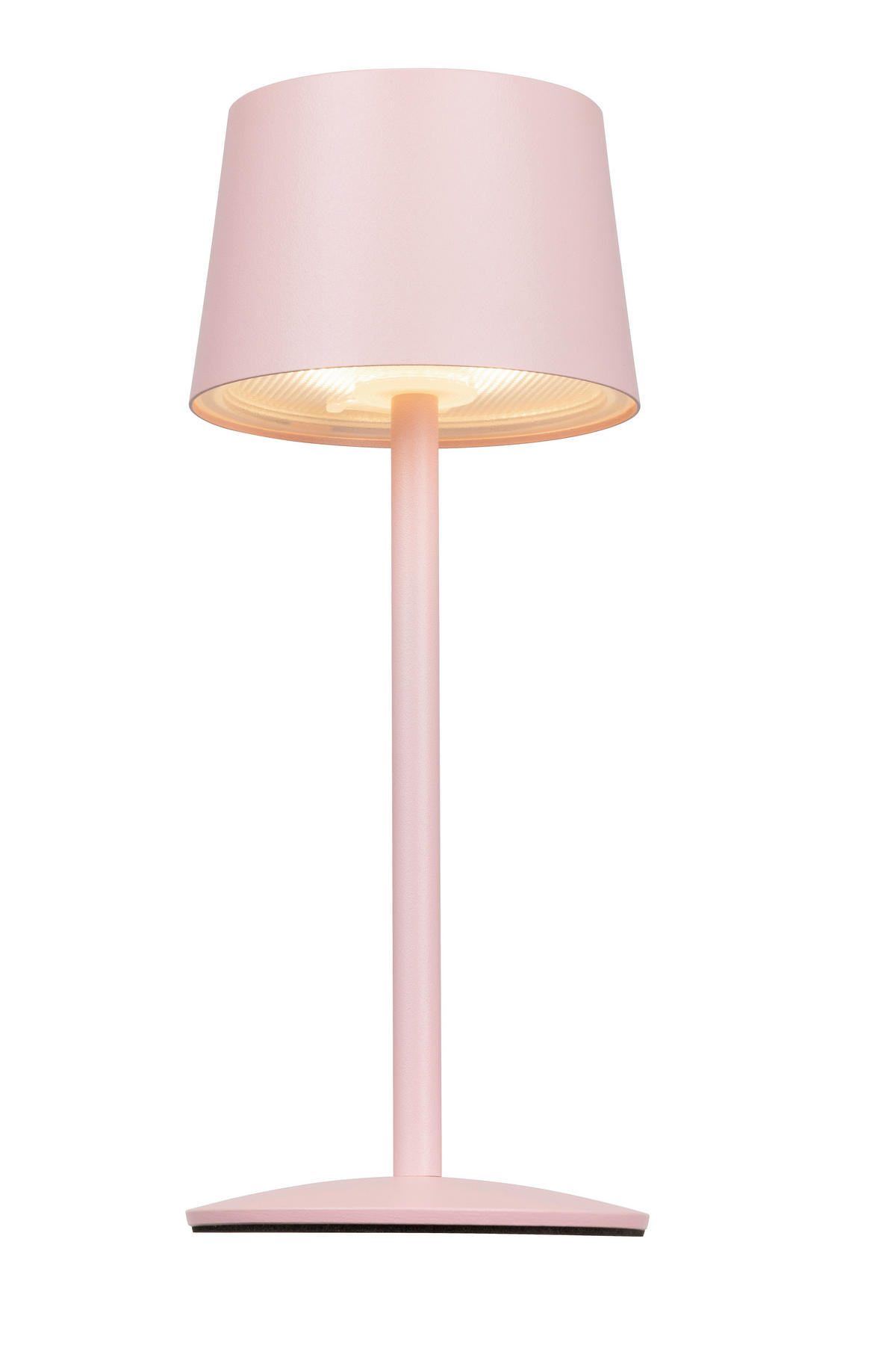 STOLNÍ LAMPA NA BATERIE, 9/22 cm  - růžová, Basics, kov (9/22cm) - Novel
