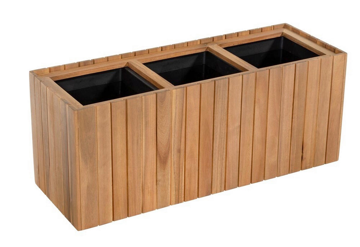 TRUHLÍK NA KVETY drevo, 84/30/35 cm - mokka, Basics, drevo (84/30/35cm) - Prestige Home