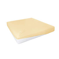 SPANNLEINTUCH 100/200 cm Jersey  - Gelb, Basics, Textil (100/200cm)