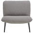 SESSEL in Textil Grau - Schwarz/Grau, Design, Textil/Metall (77/71/83cm) - Lomoco SESSEL in Textil Grau - Schwarz/Grau, Design, Textil/Metall (77/71/83cm) - Lomoco