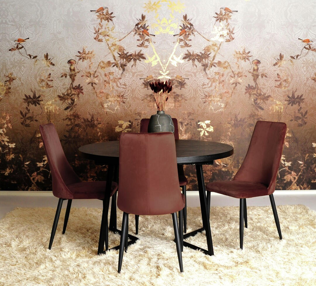 STOL stål  - rostfärgad, Design, metall/textil (49/84/74,50cm) - Best Price